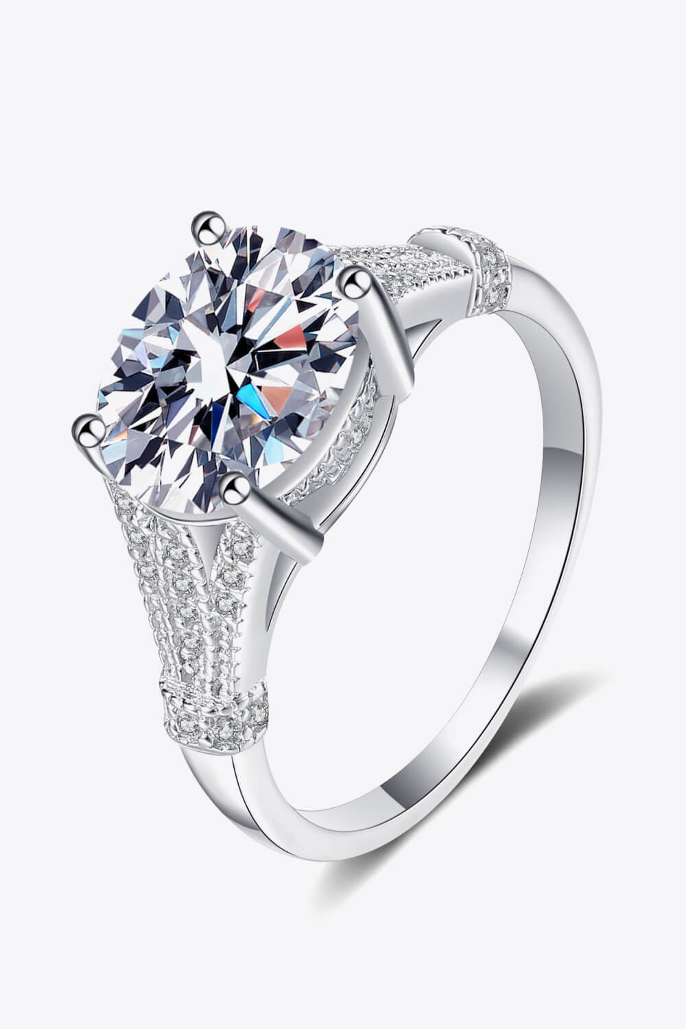 Graceful 3 Carat Moissanite Ring