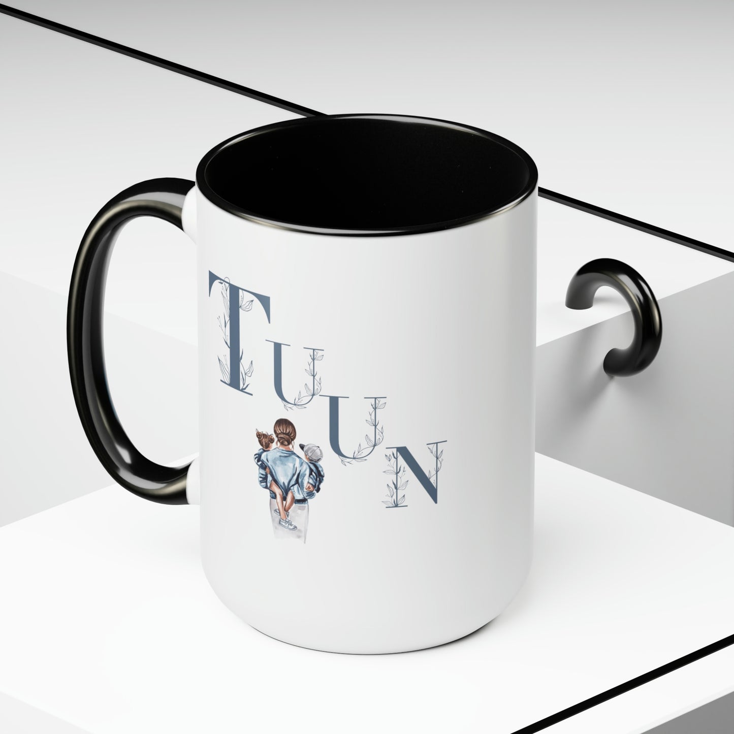 Gifts for Mom -Two-Tone Coffee Mugs, 15oz