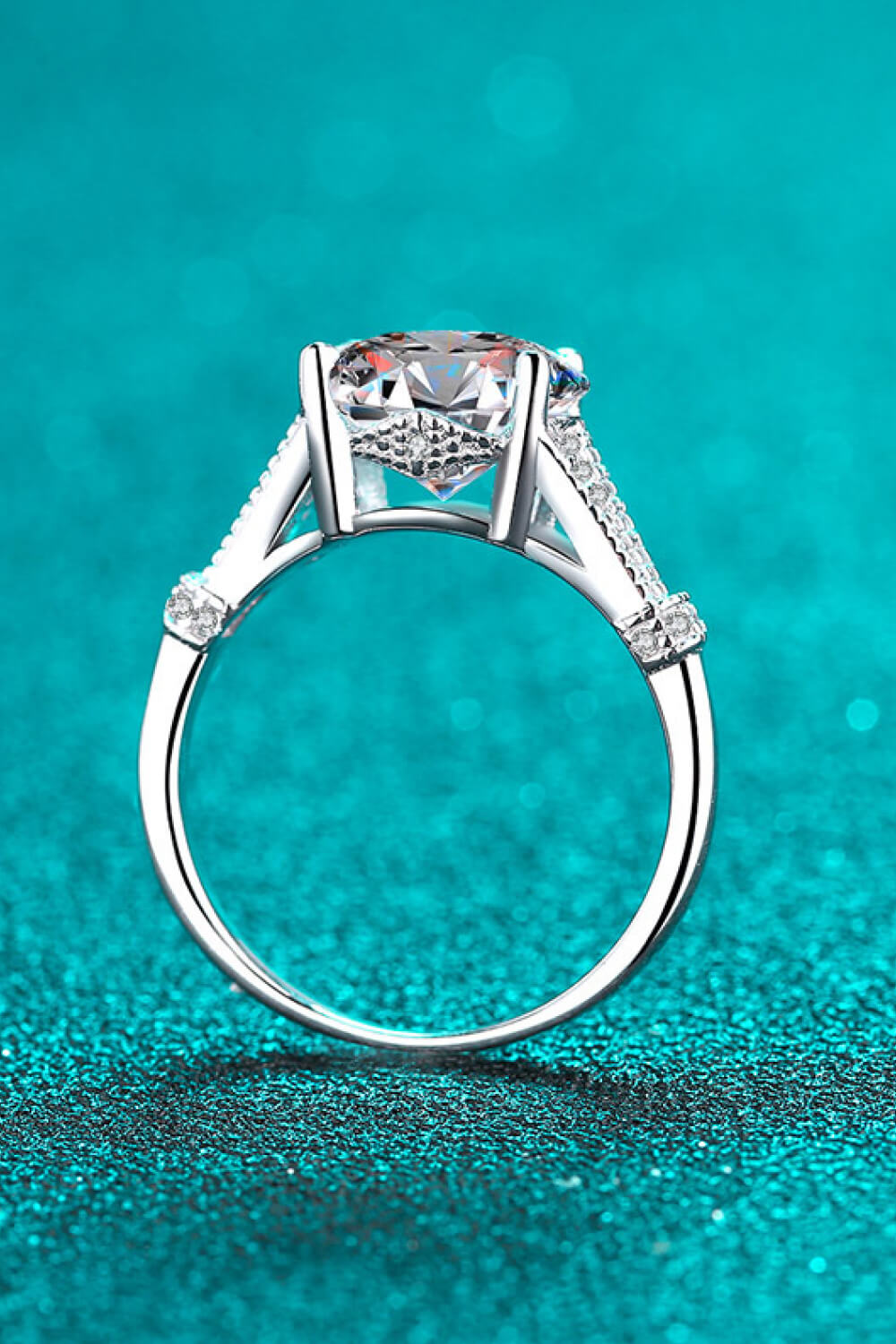 Graceful 3 Carat Moissanite Ring