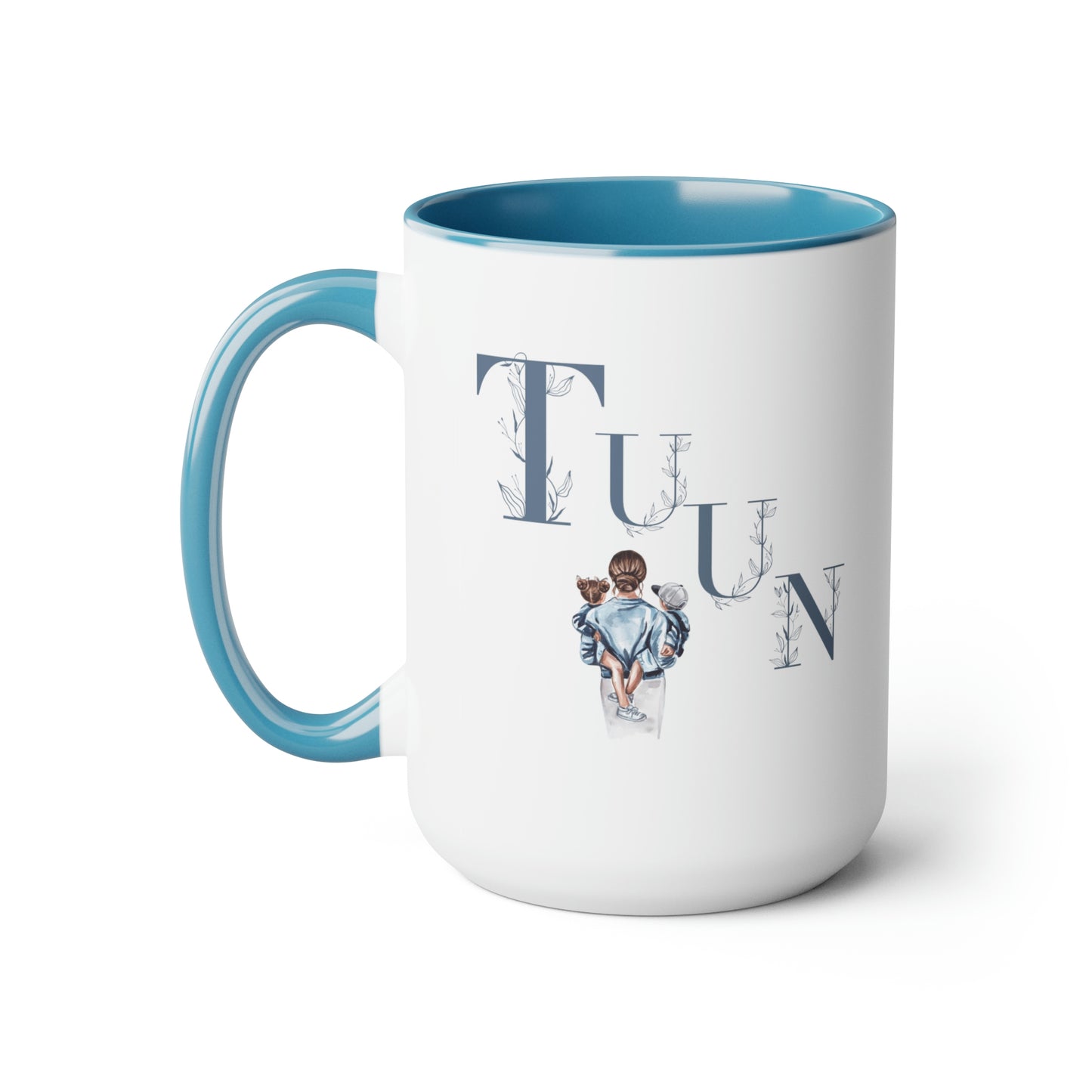 Gifts for Mom -Two-Tone Coffee Mugs, 15oz