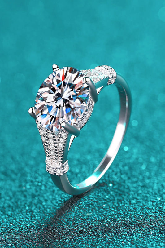 Graceful 3 Carat Moissanite Ring