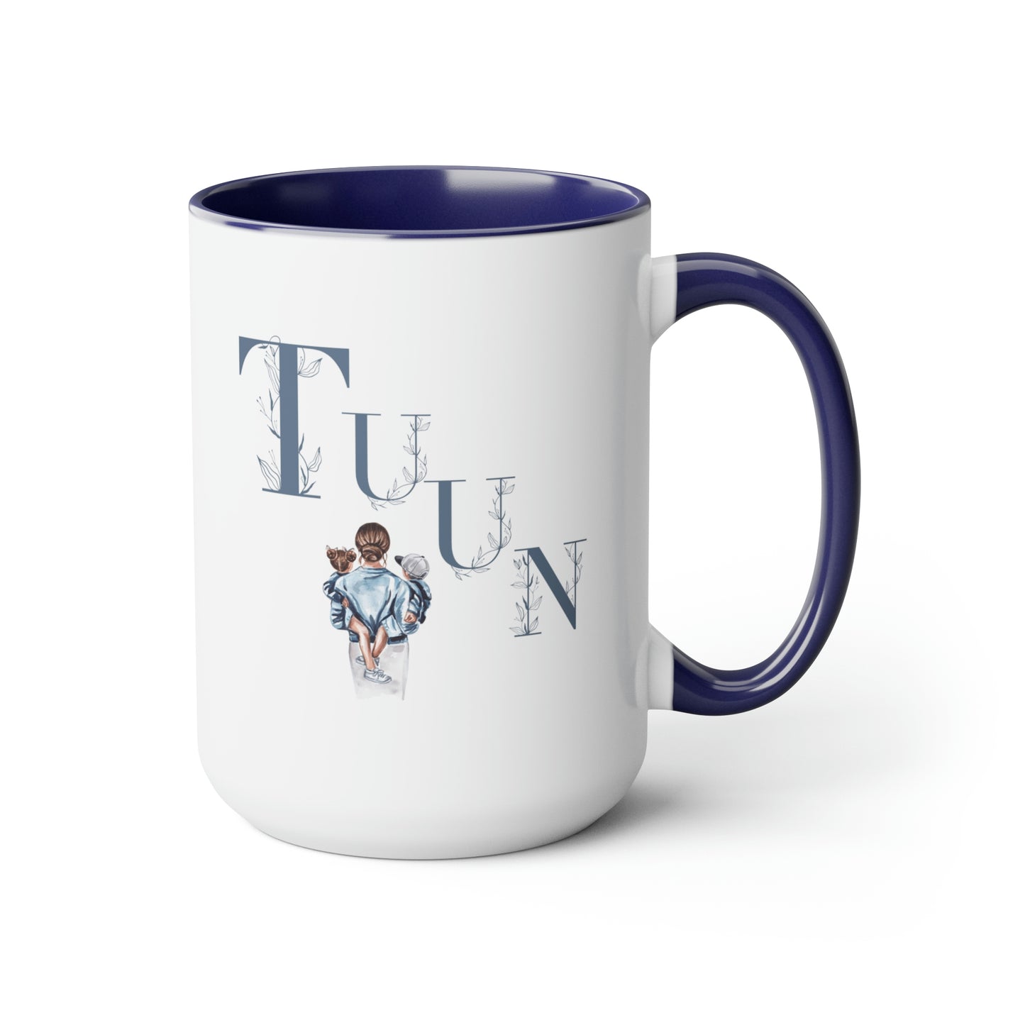 Gifts for Mom -Two-Tone Coffee Mugs, 15oz